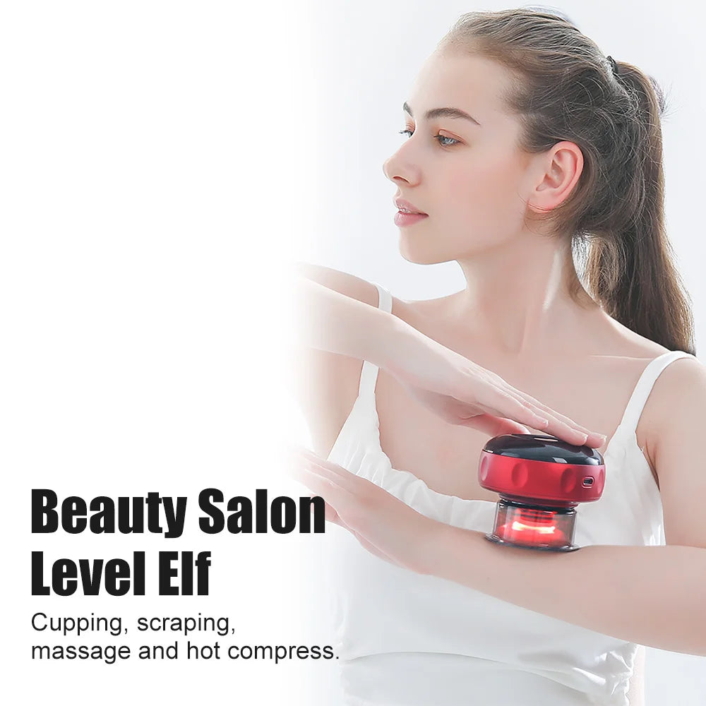 Allround Cupping Massager with 12 Modes 'Rest your back and muscles daily to remove stress and pain'