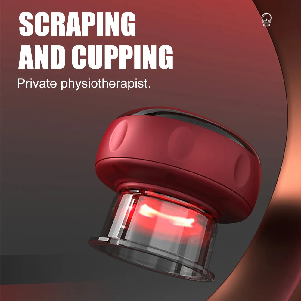 Allround Cupping Massager with 12 Modes 'Rest your back and muscles daily to remove stress and pain'