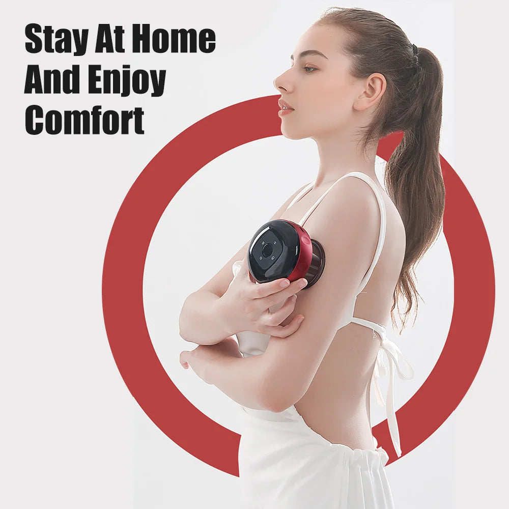 Allround Cupping Massager with 12 Modes 'Rest your back and muscles daily to remove stress and pain'