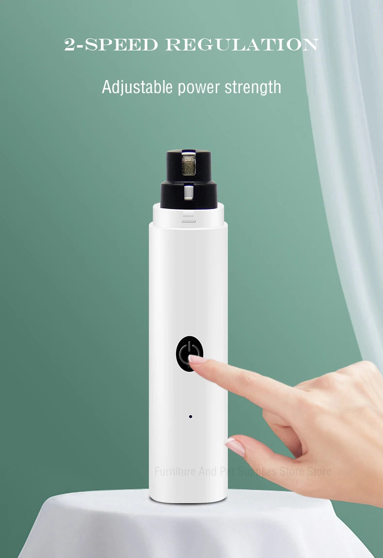 Silent Electric Nail Grinders for Dogs & Cats, Nail Grinders for your pets.