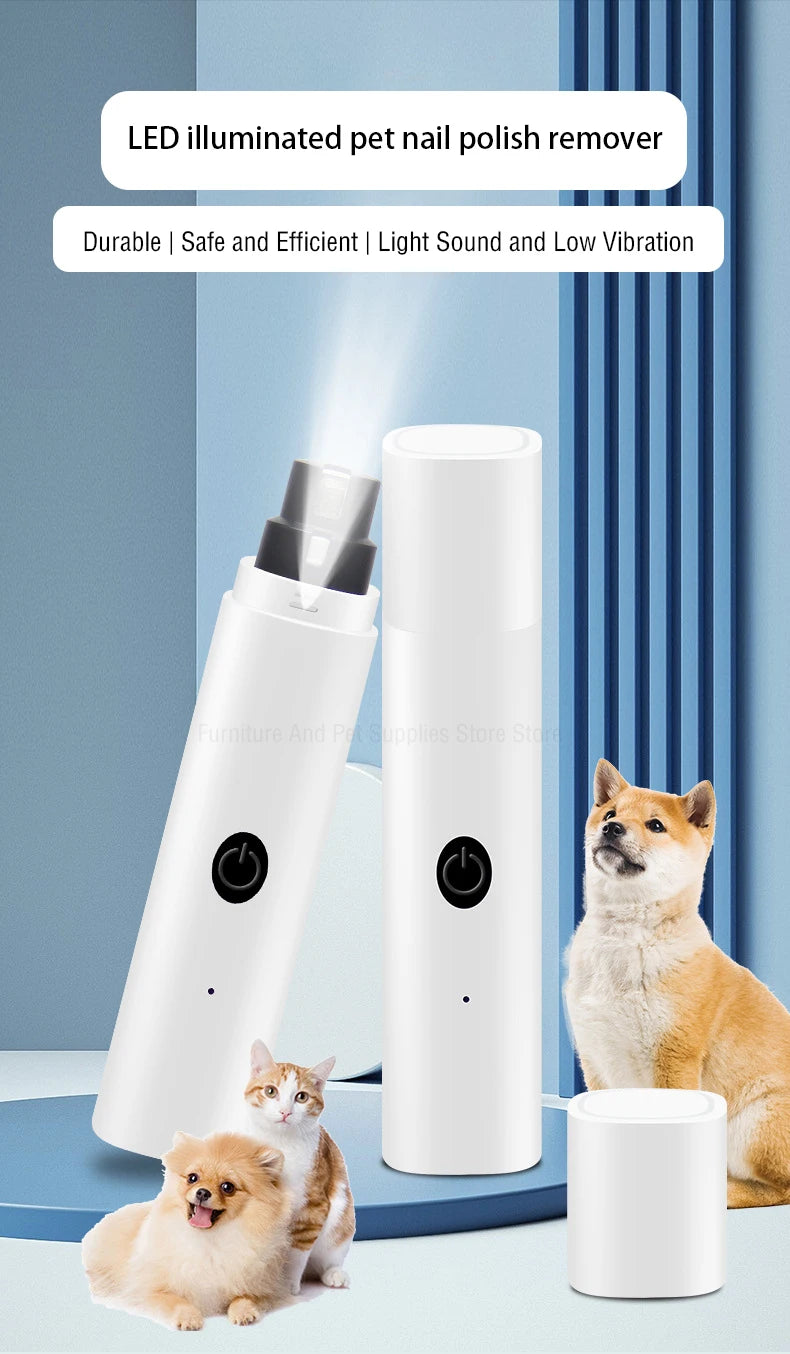 Silent Electric Nail Grinders for Dogs & Cats, Nail Grinders for your pets.