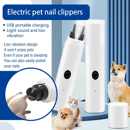 Silent Electric Nail Grinders for Dogs & Cats, Nail Grinders for your pets.